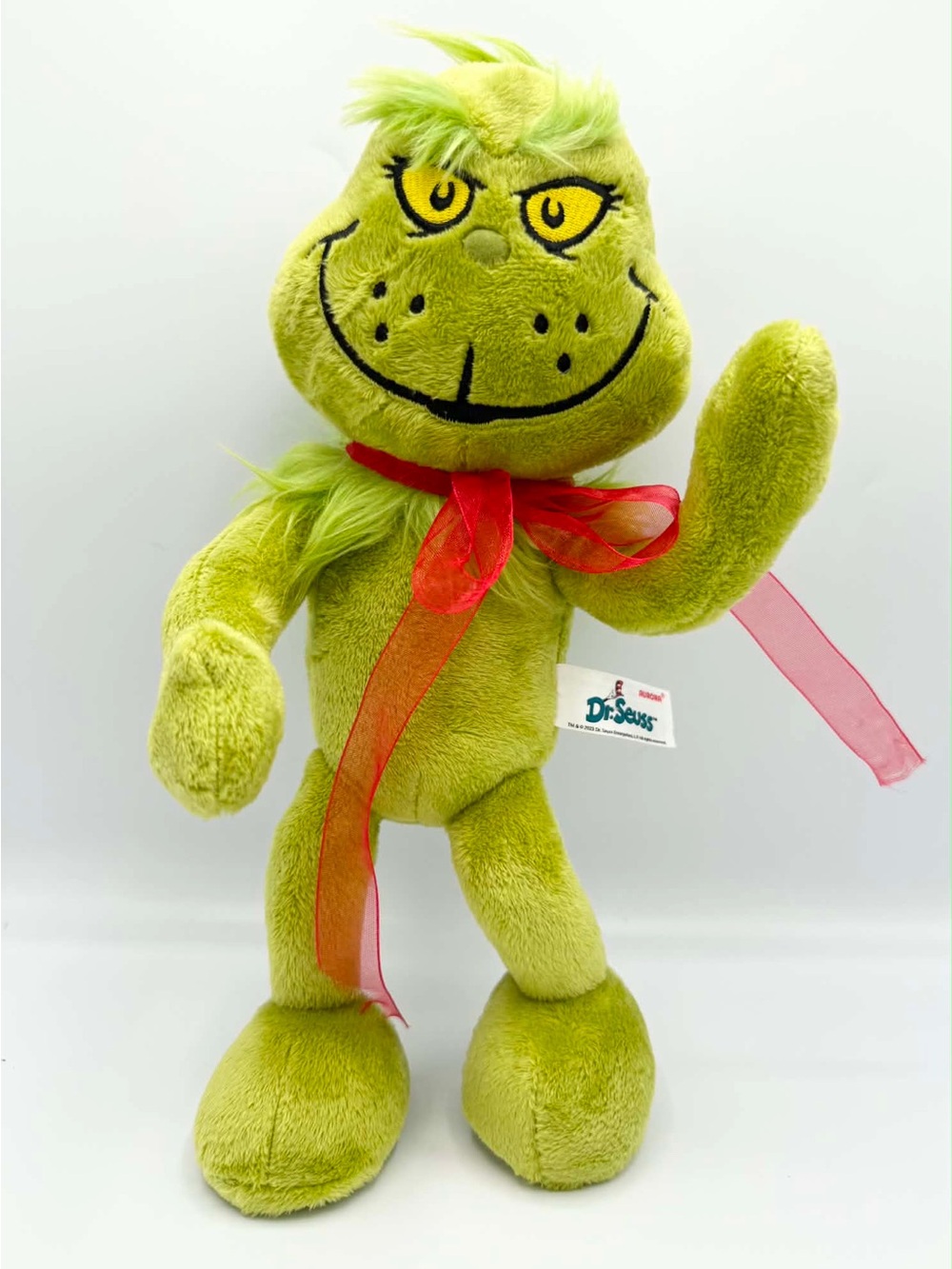Aurora Whimsical Dr Seuss Grinch Stuffed Animal Officially Licensed Plush, Green